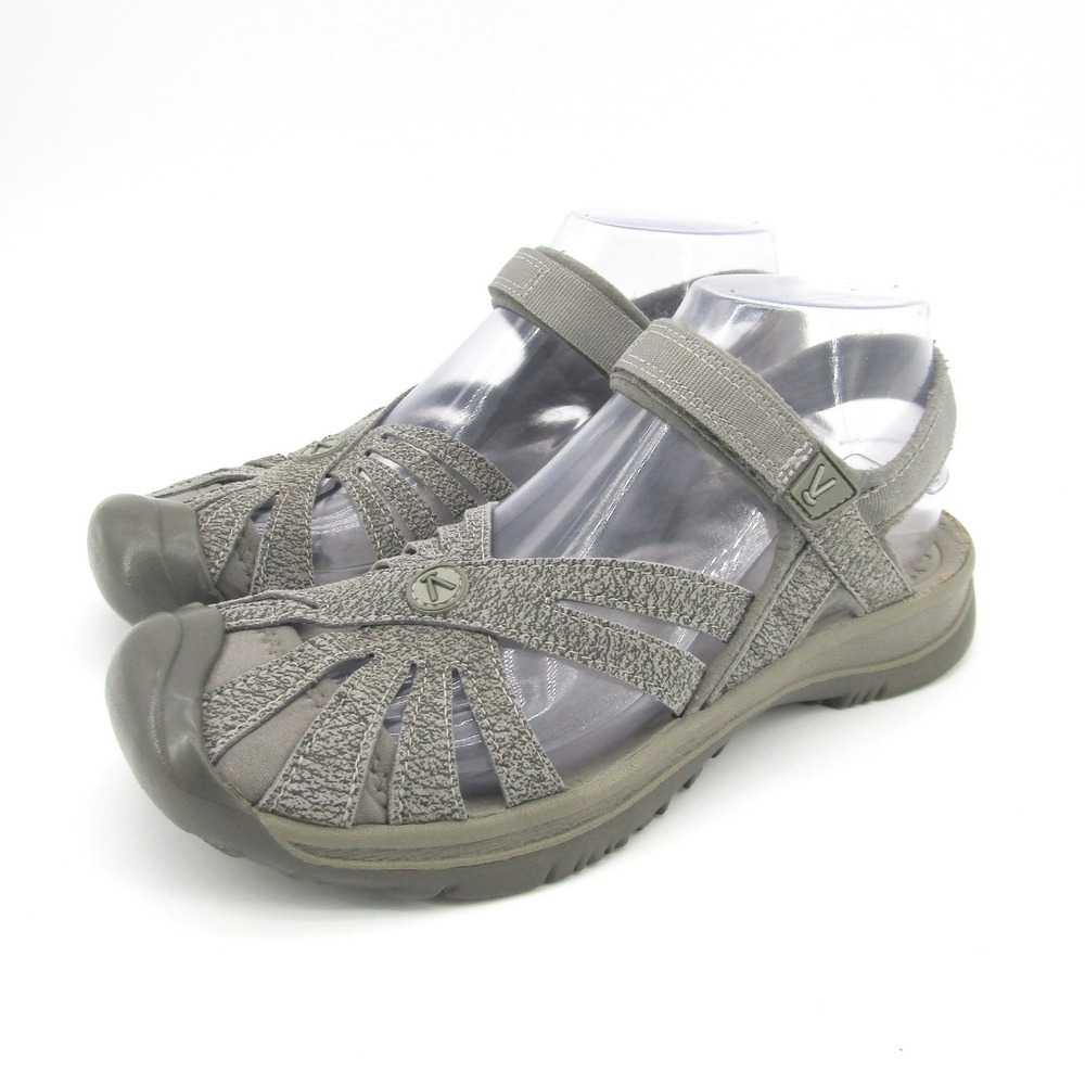KEEN Rose Sandal Gray Strappy Sport Hiking Water Shoes Womens 7 1016733